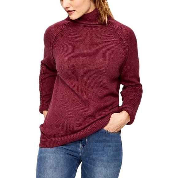 Lole Sweaters - Lole
Bellamy Sweater high neck reversed seam wool alpaca blend warm comfy sz xs